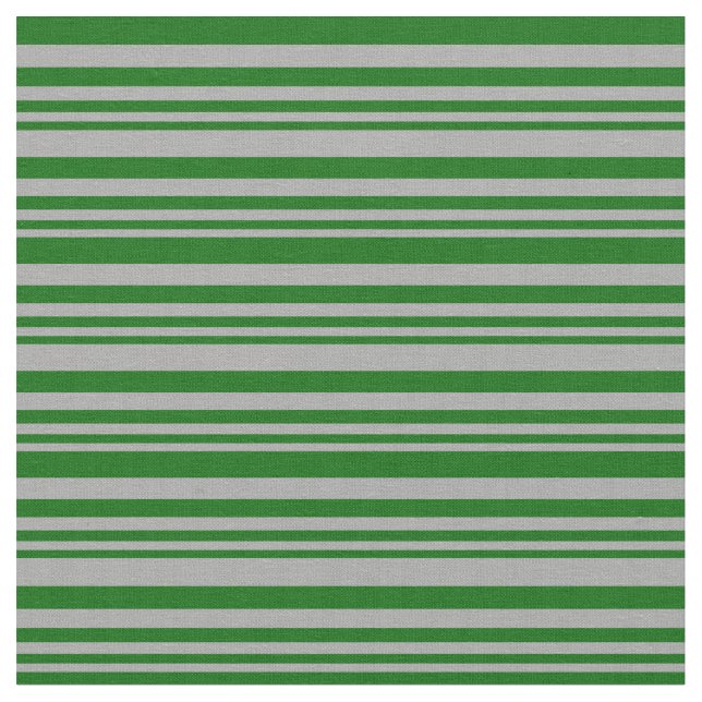 Dark Gray and Dark Green Lines/Stripes Pattern Fabric (Close Up)