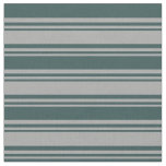 [ Thumbnail: Dark Gray and Dark Slate Gray Striped Pattern Fabric ]