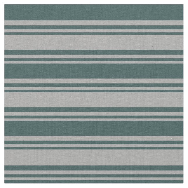 Dark Gray and Dark Slate Gray Striped Pattern Fabric (Close Up)