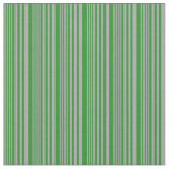 [ Thumbnail: Dark Gray and Forest Green Colored Stripes Fabric ]