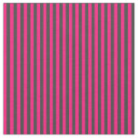 Dark Gray and Hot Pink Stripes Fabric