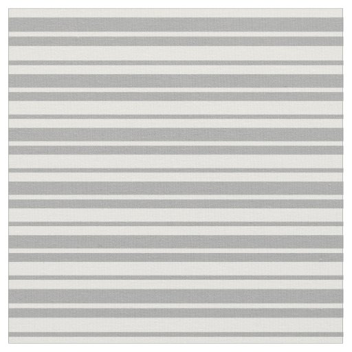 Dark Gray and Mint Cream Lined/Striped Pattern Fabric