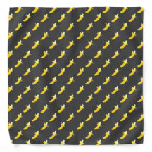 Dark Gray Banana Bandana