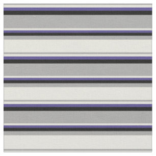 Dark Gray, Beige, Dark Slate Blue, and Black Fabric