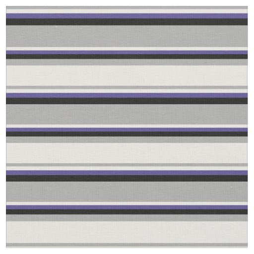 Dark Gray, Beige, Dark Slate Blue, and Black Fabric