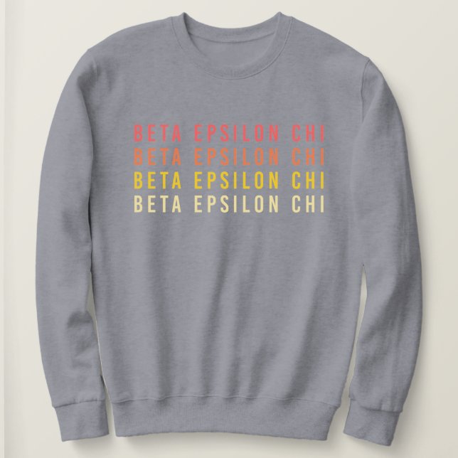 Dark gray bex sweatshirt (Design Front)