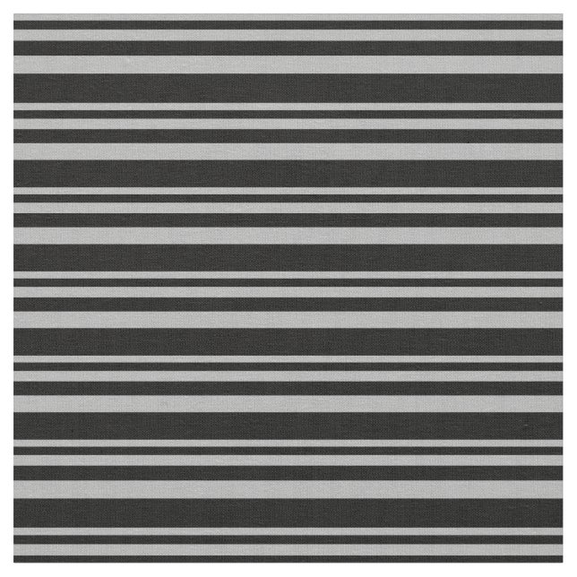 Dark Gray & Black Colored Pattern Fabric (Close Up)