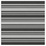 [ Thumbnail: Dark Gray & Black Colored Pattern of Stripes Fabric ]