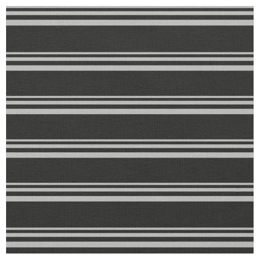 Dark Gray & Black Lined/Striped Pattern Fabric