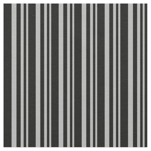 Dark Gray & Black Lines/Stripes Pattern Fabric