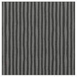 Dark Gray &amp; Black Wonky Stripes Fabric