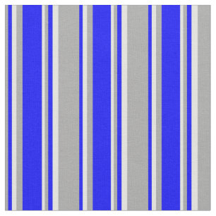 Dark Gray, Blue, and Light Cyan Lines Fabric