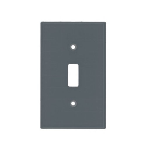 Dark Gray Blue Solid Color Pairs HGSW1472 Light Switch Cover
