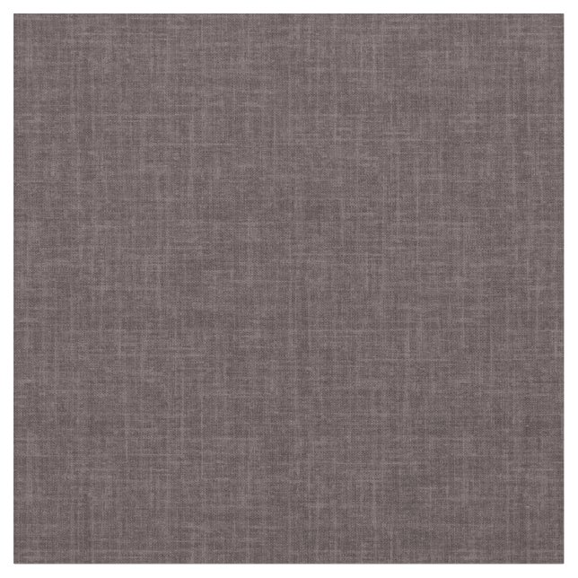 Dark Gray Brown Linen Fabric (Close Up)