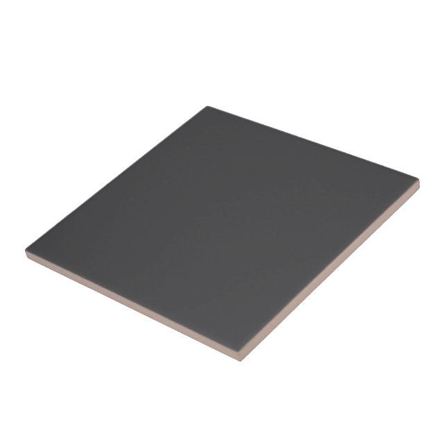 Dark Gray Ceramic Tile (Side)