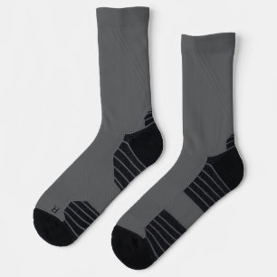 dark gray crew socks shown side by side