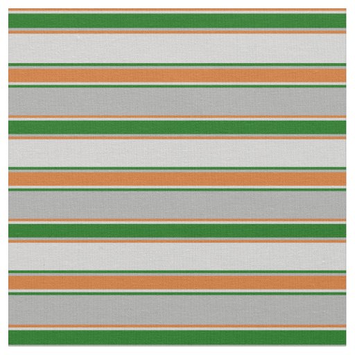 Dark Gray, Dark Green, Light Gray, Chocolate Lines Fabric