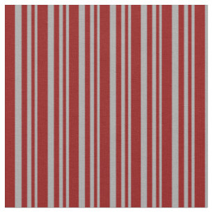 Dark Gray & Dark Red Colored Pattern of Stripes Fabric