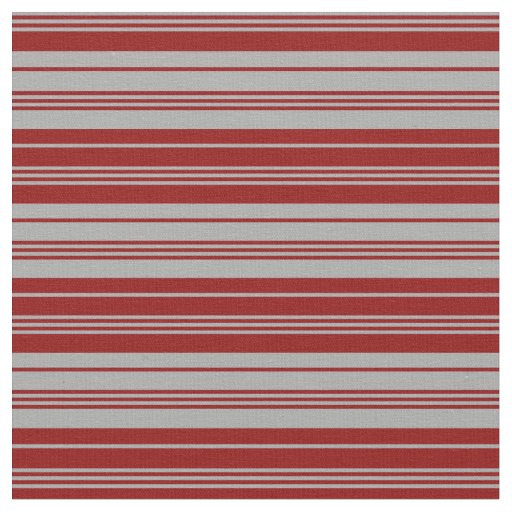 Dark Gray & Dark Red Striped/Lined Pattern Fabric