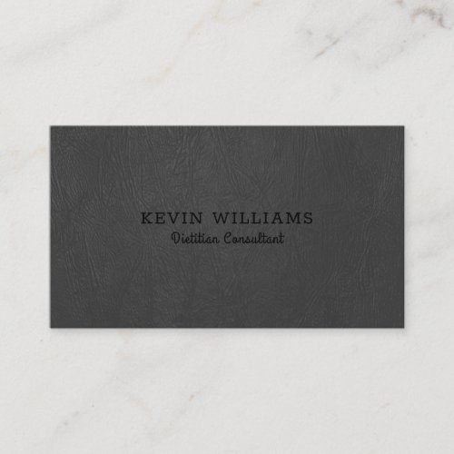 Dark_gray faux leather texture background business card