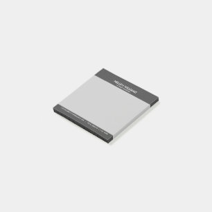 Dark-Gray Faux Vintage Leather Post-it Notes