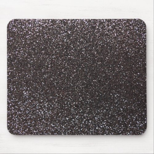 Dark gray glitter mouse pad