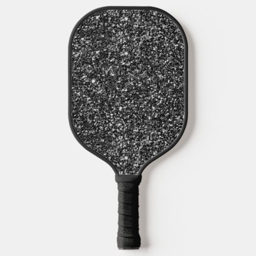 Dark Gray Glitter  Pickleball Paddle