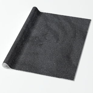 Dark Gray Glitter Wrapping Paper
