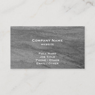 Dark Gray Granite Business Card