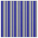 [ Thumbnail: Dark Gray, Gray, and Dark Blue Colored Lines Fabric ]