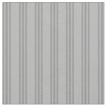 [ Thumbnail: Dark Gray & Grey Striped Pattern Fabric ]