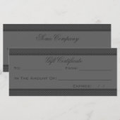 Dark Gray Heart Damask (Front/Back)