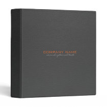 Dark Gray Leather Look Customized Avery Binder Dark Gray Leather Look Customized Avery Binder