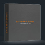 Dark Gray Leather Look Customized Avery Binder<br><div class="desc">Dark gray leather look pattern,  Avery binder customizable template. Simple,  clean,  and elegant design with fully customizable text. Available on many products. This is a graphic of leather and not real or fake leather—a one-inch binder.</div>