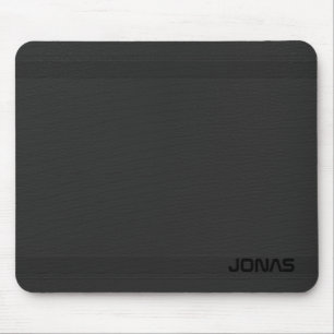Dark Gray Leather Look Mouse Pad