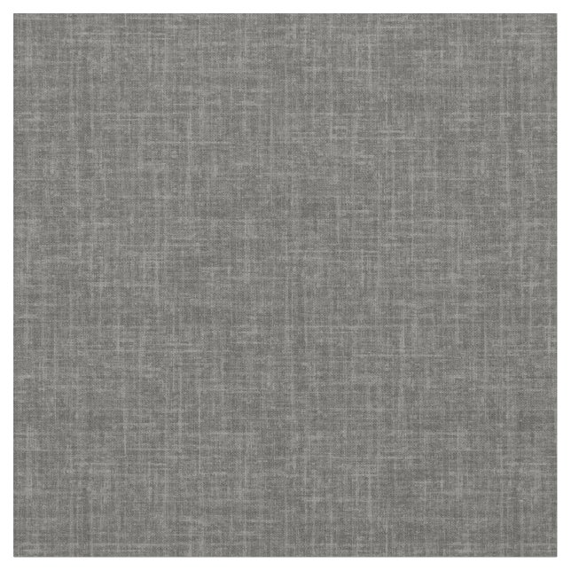 Dark Gray Linen Fabric (Close Up)