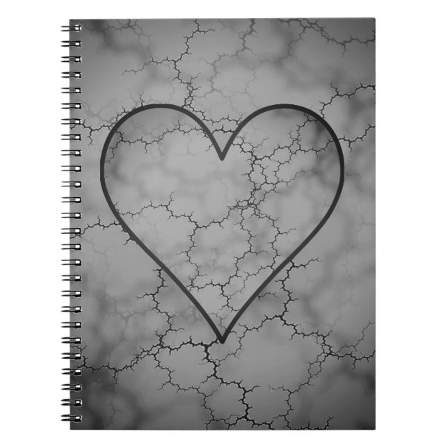 Dark Gray Marble Notebook (Front)