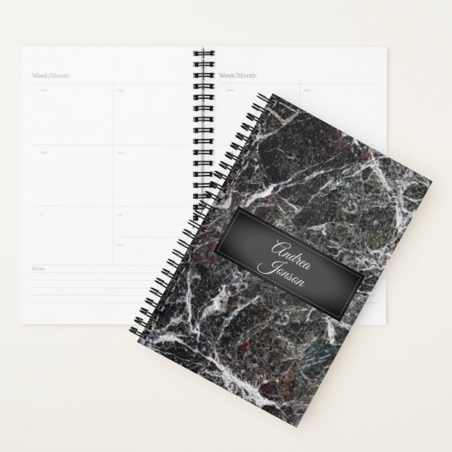 Dark Gray Marble Stone Texture Planner (Display)