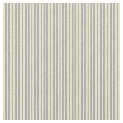 Dark Gray & Pale Goldenrod Lined/Striped Pattern Fabric
