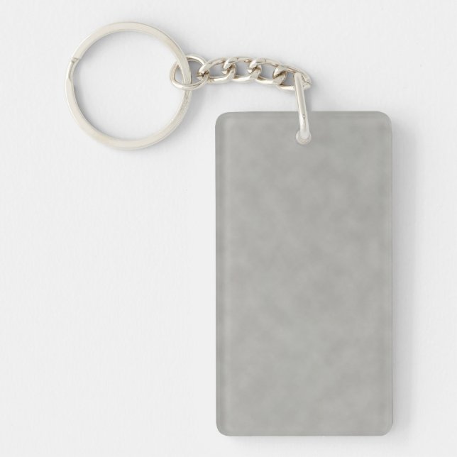 Dark Gray Parchment Texture Background Keychain (Front)
