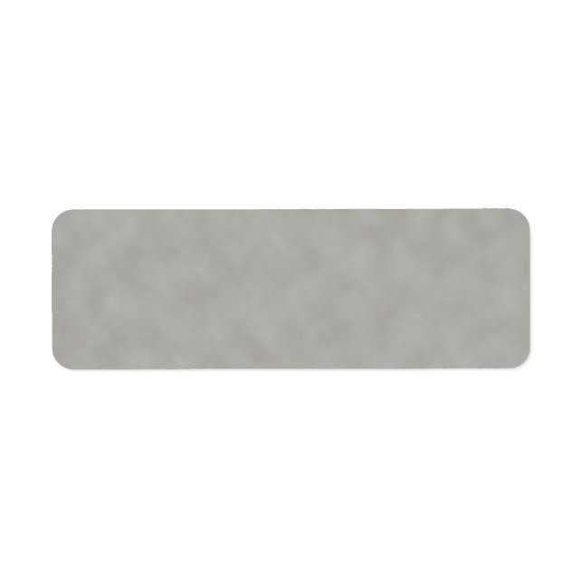 Dark Gray Parchment Texture Background Label (Front)