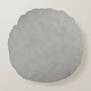 Dark Gray Parchment Texture Background Round Pillow