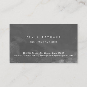 dark gray pro business card