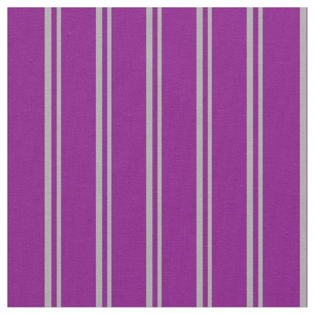 Dark Gray & Purple Lined/Striped Pattern Fabric (Close Up)