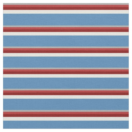 Dark Gray, Red, Maroon, Beige, and Blue Pattern Fabric