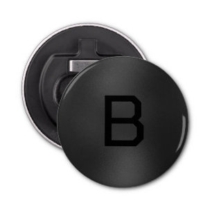 Dark Gray textured background Bottle Opener