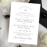 Dark Gray White Elegant Calligraphy Formal Wedding Invitation<br><div class="desc">This Design is part of a collection;
Please get in touch with me if you need help finding matching designs or products;
Also available in alternate colors

Dark #Gray #White #Elegant #Calligraphy #Formal #Wedding #Invitation #weddinginvitation #minimalweddinginvitation #simpleweddinginvitation #ElegantWeddingInvitation #CalligraphyWeddingInvitation #FormalWeddingInvitation #SimpleWeddingInvitation #ClassicWeddingInvitation</div>