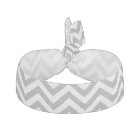 Dark Gray White Large Chevron ZigZag Pattern