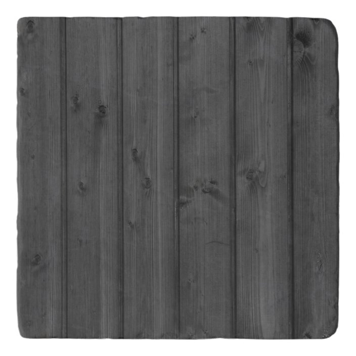 Dark Gray Wood Texture Trivet Zazzle Com
