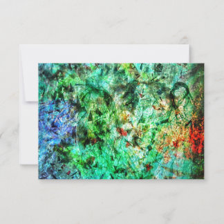 Dark green abstract invitation,Calm green abstract Invitation